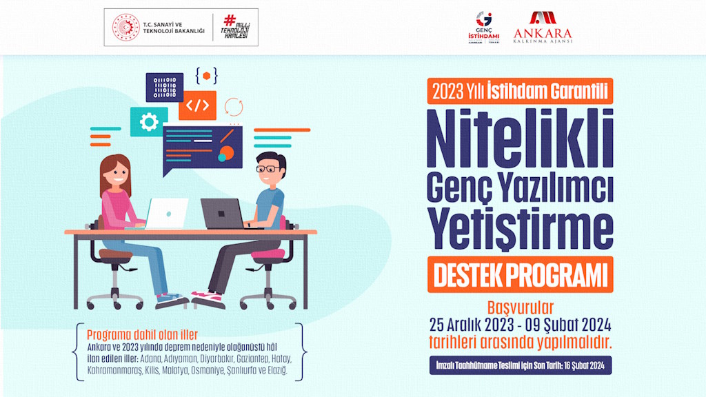 Garantili Nitelikli Genç Yazılımcı Yetiştirme Destek Programı (GENÇİS) (2023)